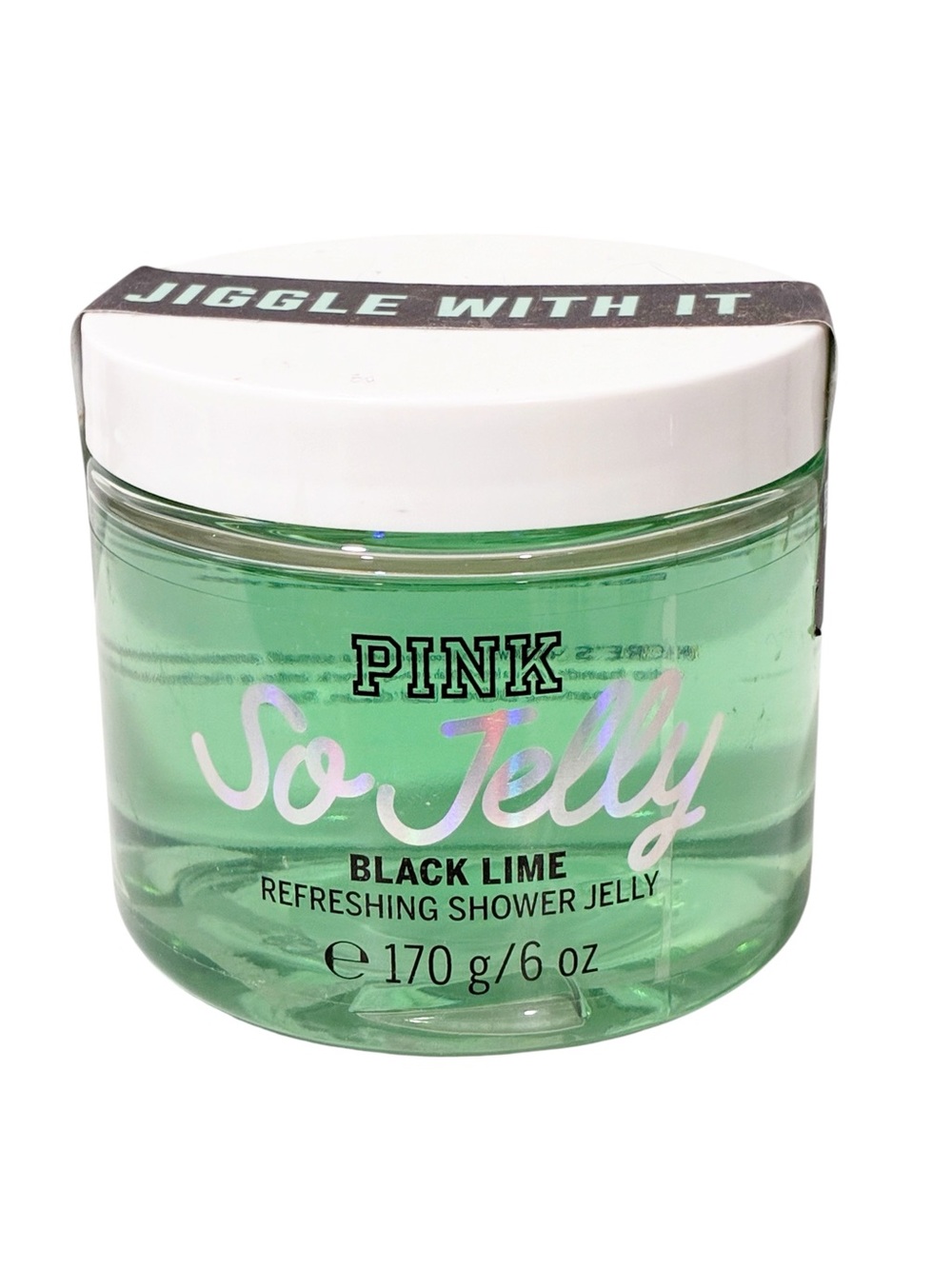 Victoria's Secret Pink so Jelly Refreshing Shower GEL Wash Black Lime 6 Oz NEW